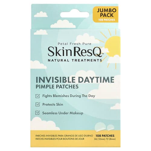 Petal Fresh, Φυσικές Θεραπείες SkinResQ™, Αόρατα Επιθέματα για τα Σπυράκια κατά τη