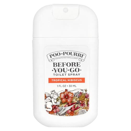 Poo-Pourri, Σπρέι τουαλέτας Before-You-Go®, τροπικός ιβίσκος, 30 ml