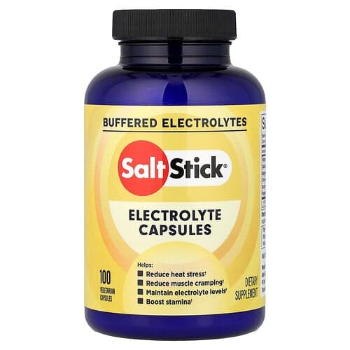 SaltStick, Κάψουλες ηλεκτρολυτών, 100 χορτοφαγικές κάψουλες