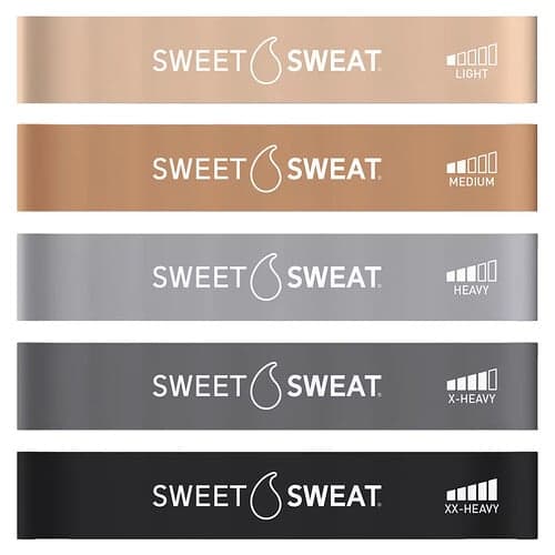 Sports Research, Sweet Sweat®, Μίνι Λουράκια με Θηλές, 5 Λουράκια με Θηλές