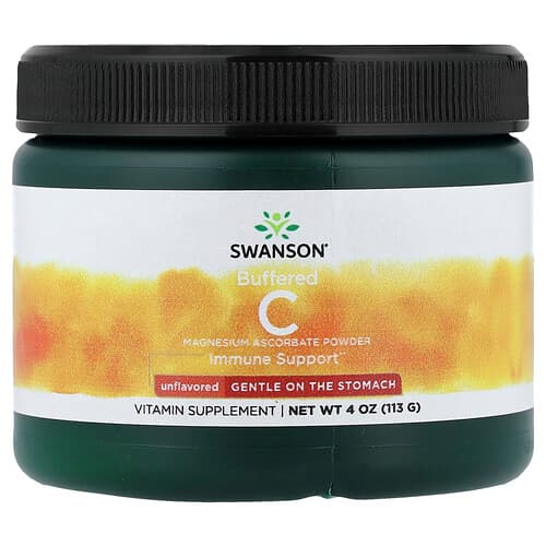 Swanson Vitamins, Ρυθμισμένη σκόνη C, άγευστη, 113 g