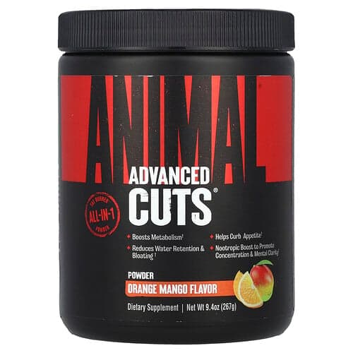 Animal, Advanced Cuts® Σκόνη, Πορτοκαλί Μάνγκο, 9,4 oz (267 g)