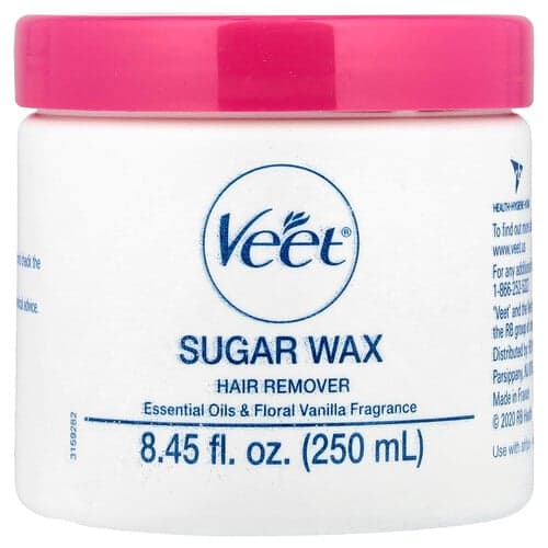 Veet, Sugar Wax Hair Remover, Αιθέρια Έλαια & Λουλουδάτη Βανίλια, 14 Τεμάχια