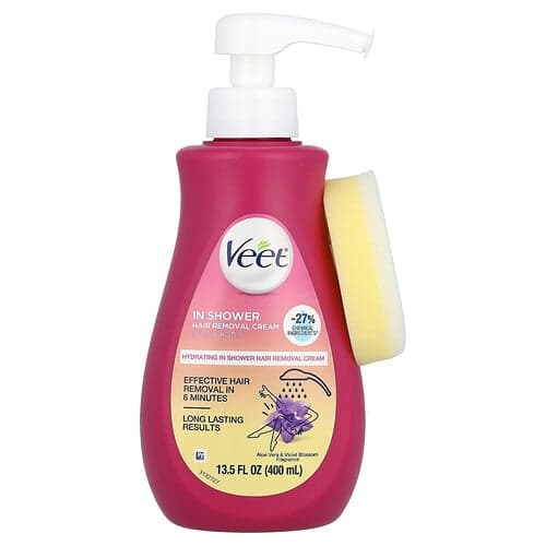 Veet, In Αφρόλουτρο, Aloe Vera &; Violet Blossom, 13,5 ουγκιά υγρού (400 ml)