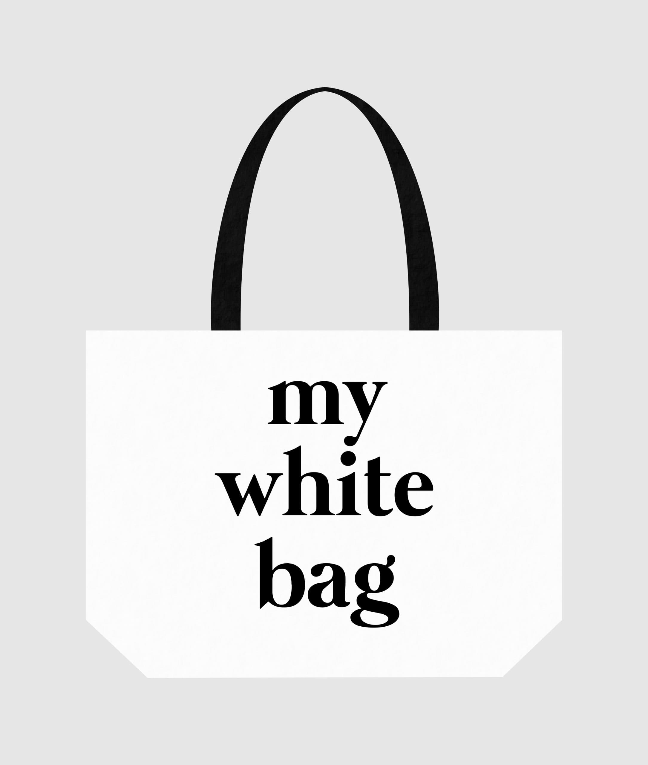 Tote bag “my white bag” – SWES λευκή