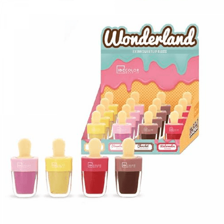 WONDERLAND LIP GLOSS 10ml - Ice Cream Βανίλια