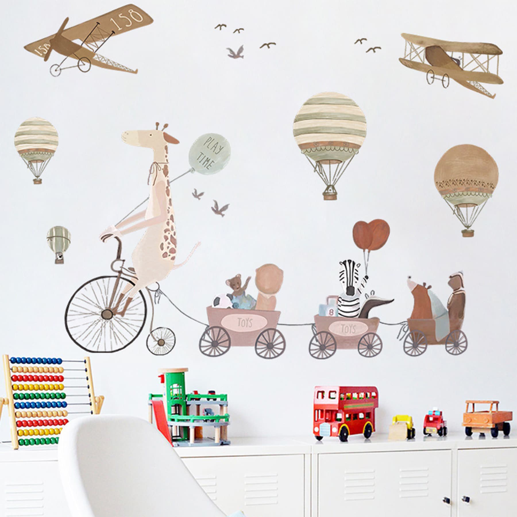 Sipo Wall Sticker - Giraffe & Friends