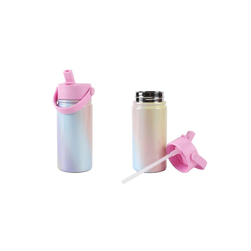Θερμός Handle Bottle 400ml - Sparkle Rainbow Macaron