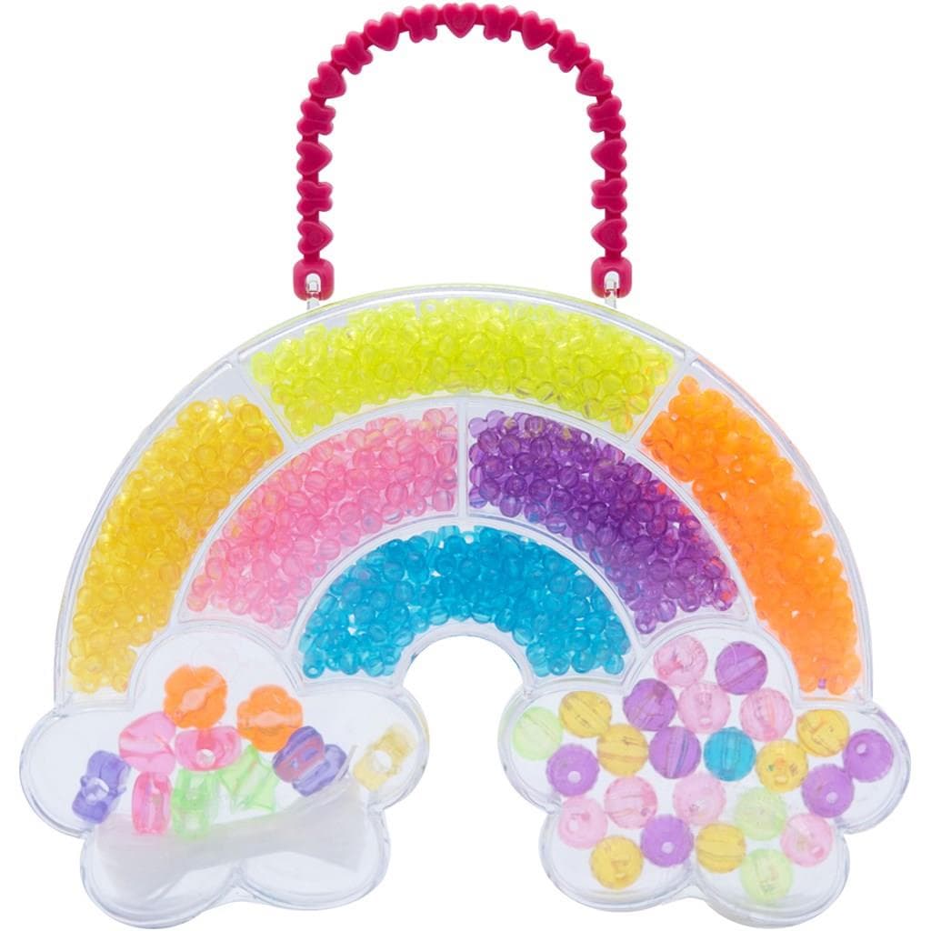 Χάντρες σε κουτί Τσαντάκι Luna Toys 17x1,5x14,5 εκ - Rainbow