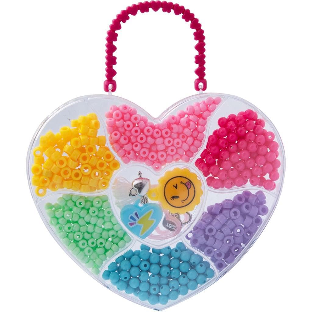 Χάντρες σε κουτί Τσαντάκι Luna Toys 17x1,5x14,5 εκ - Heart