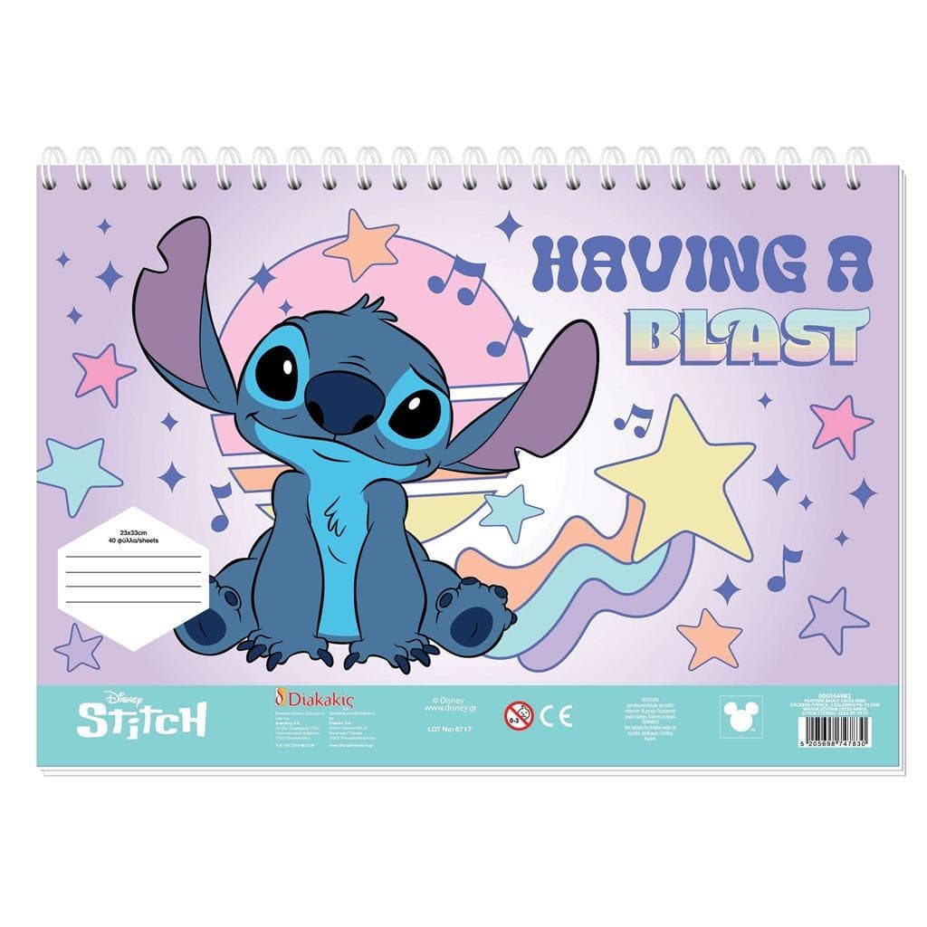 ΜΠΛΟΚ ΖΩΓΡΑΦ LILO & STITCH 23X33 40ΦΥΛ ΑΥΤΟΚ-ΣΤΕΝΣΙΛ- 2ΣΕΛ