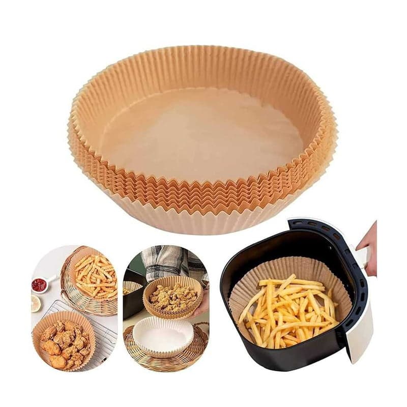 Αντικολλητικό Χαρτί για Air Fryer 50τμχ – Air fryer pad paper 50pcs 20x4,5cm