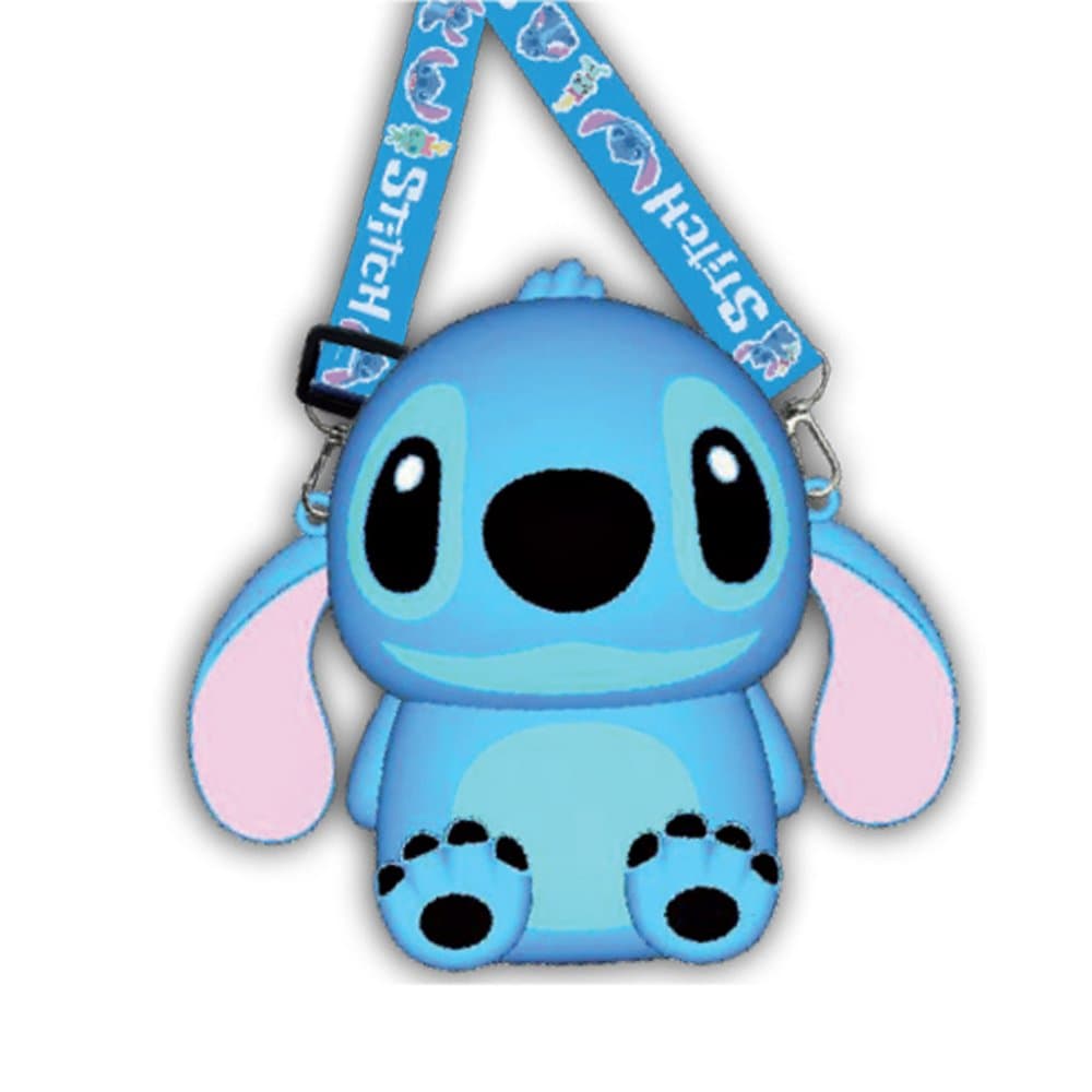 Πορτοφόλι Σιλικόνης με λουράκι ώμου Lilo & Stitch