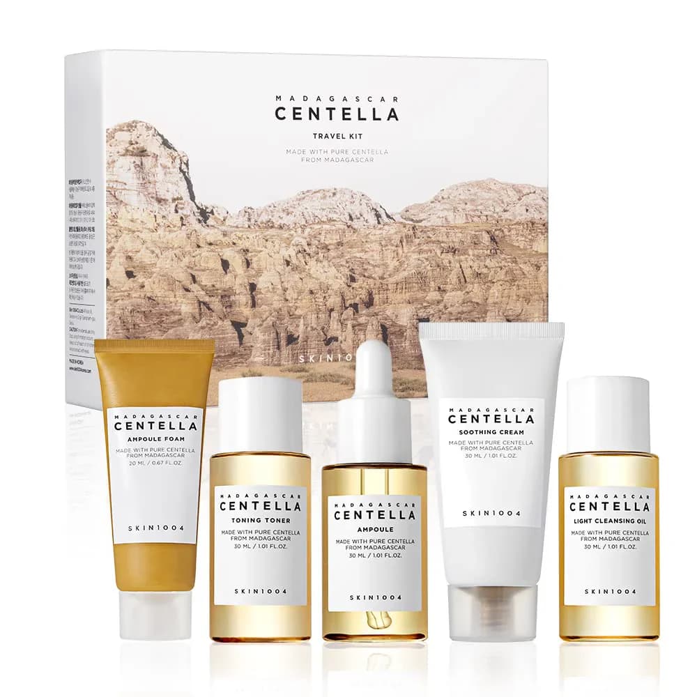 SKIN 1004 - Madagascar Centella Travel Kit - Σετ 5 mini προϊόντων για καταπράυνση