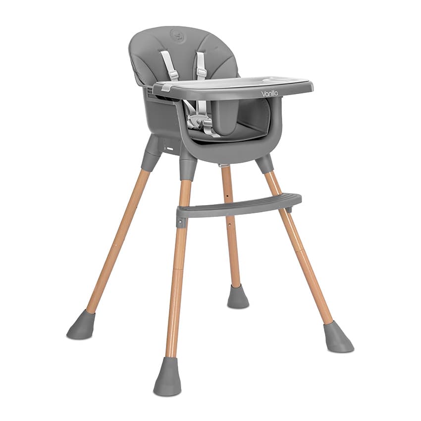 Καρεκλάκι Φαγητού Vanilla 3in1 Grey