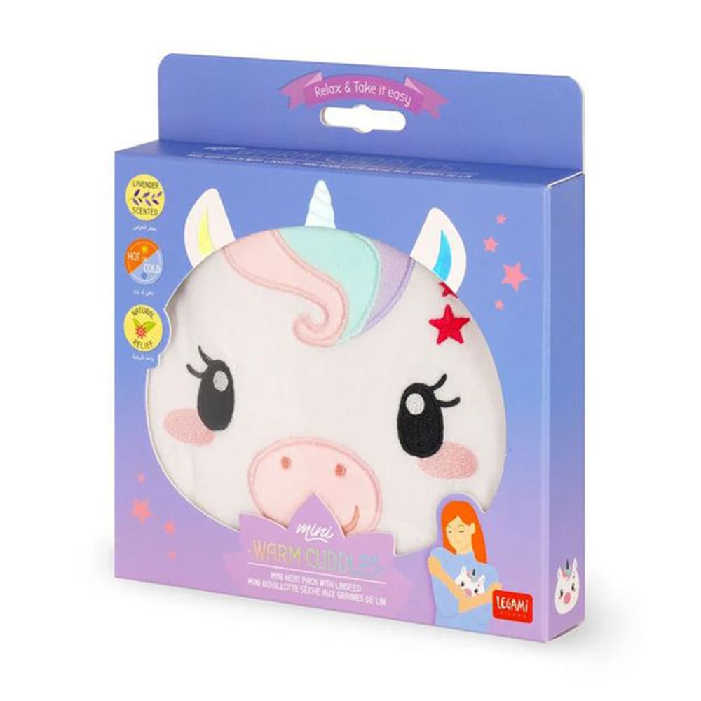 ΜΙΝΙ ΜΑΞΙΛΑΡΙ ΘΕΡΜΟΤΗΤΑΣ (ΘΕΡΜΟΦΟΡΑ) LEGAMI MINI WARM CUDDELS UNICORN
