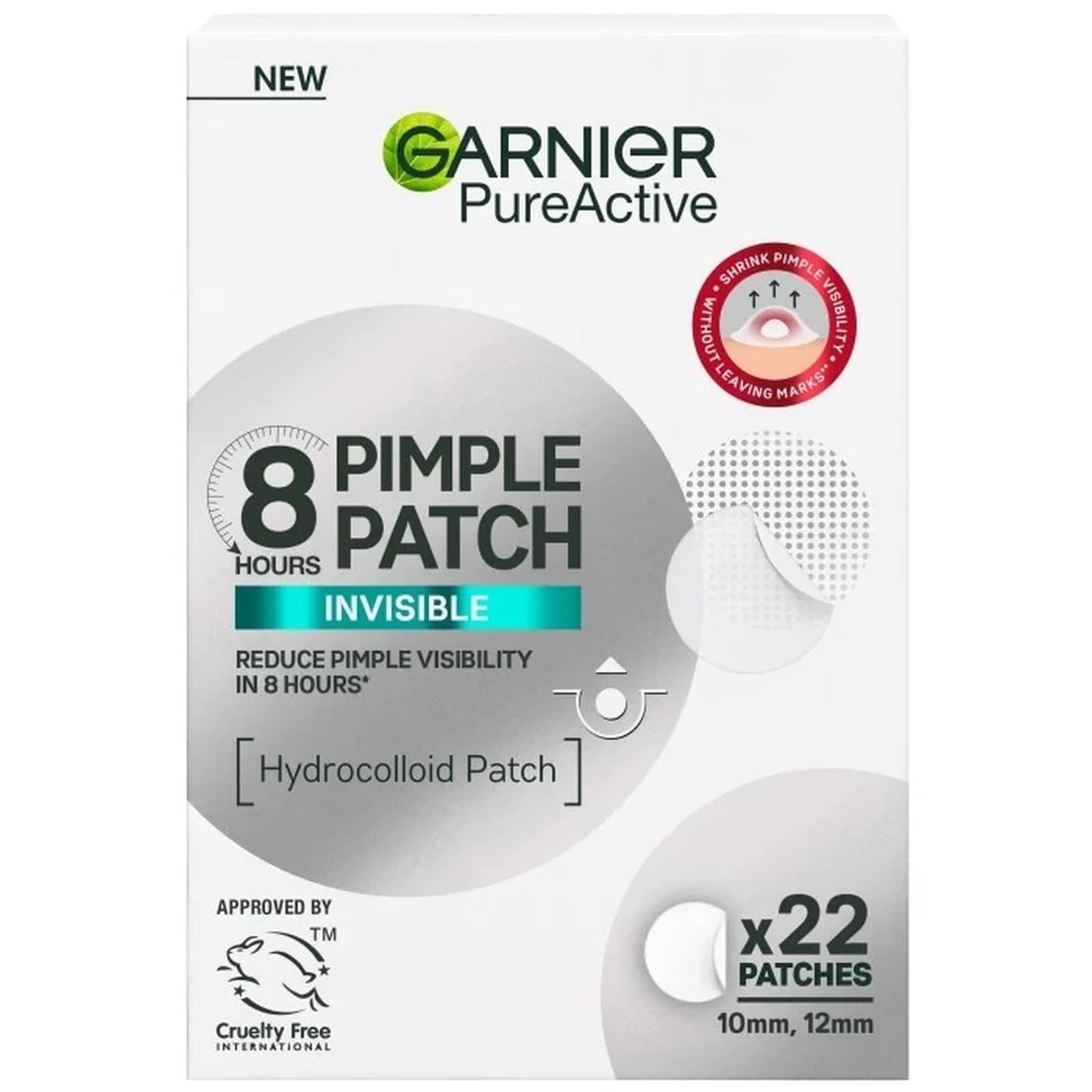Αόρατα Επιθέματα Pure Active Pimple Patches 22 Τεμάχια