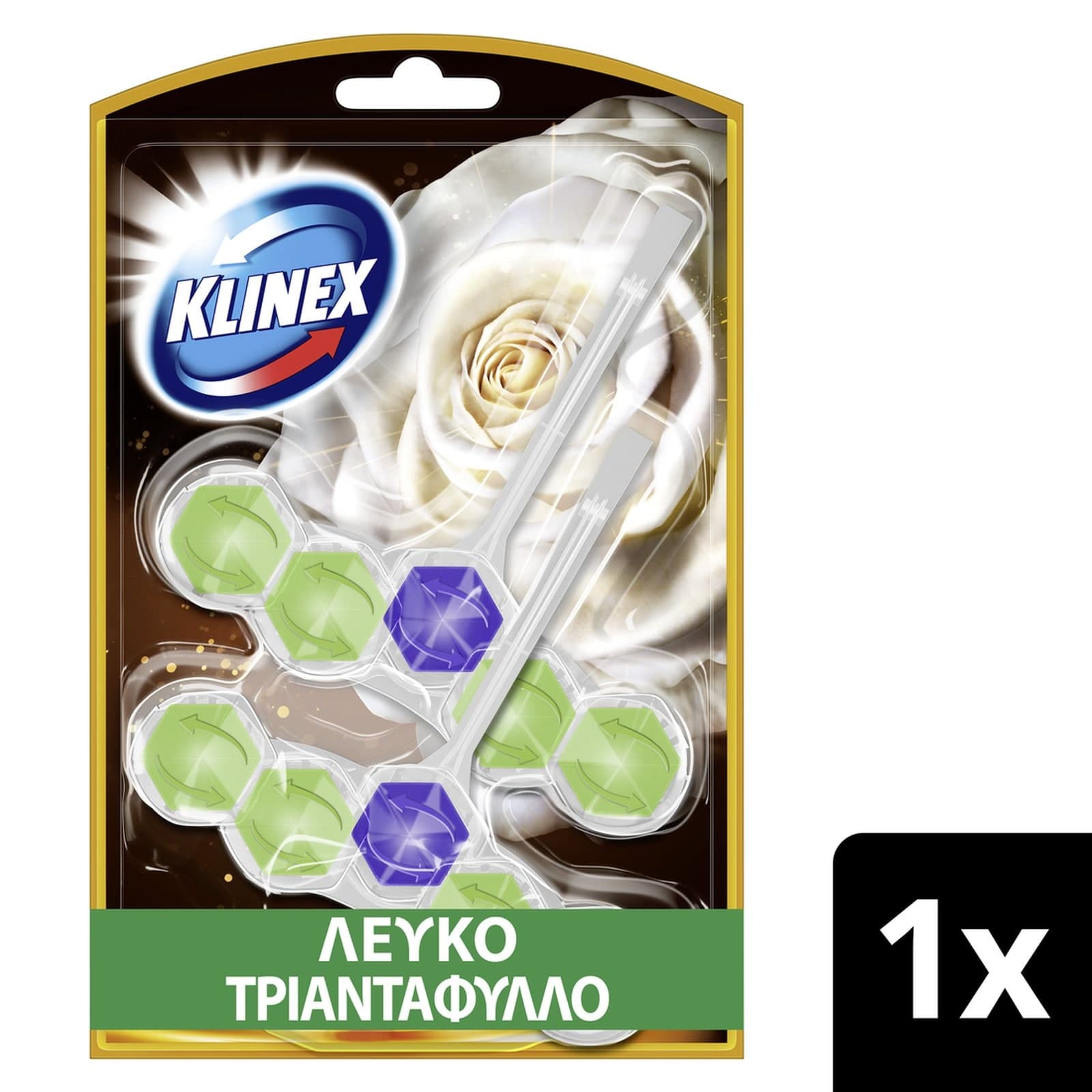WC Block Aroma Lux Λευκό Τριαντάφυλλο 2x50g