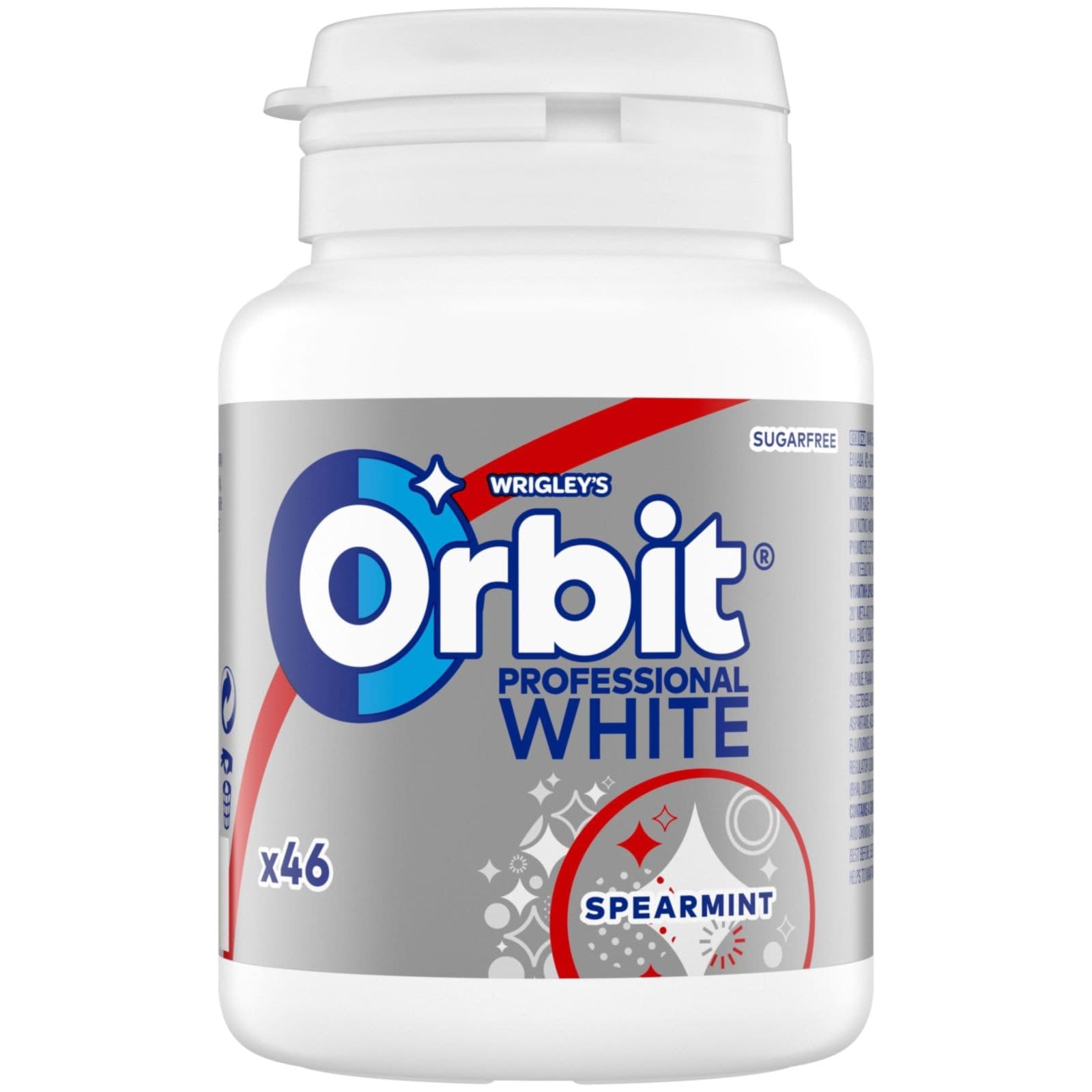 Τσίχλες White Teeth Μπουκάλι 46 Τεμάχια
