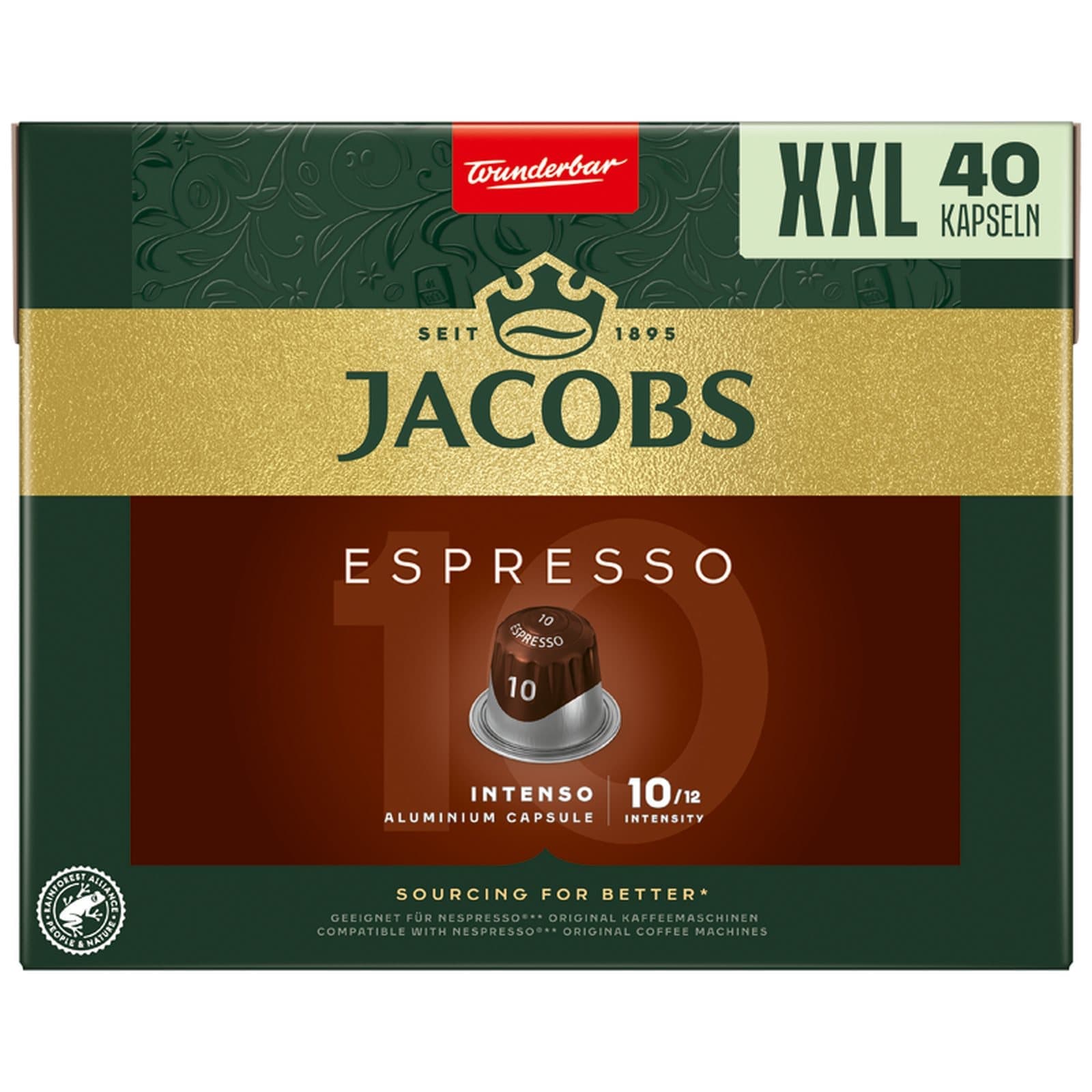 Κάψουλες Καφέ Espresso Intenso 40x5.2g