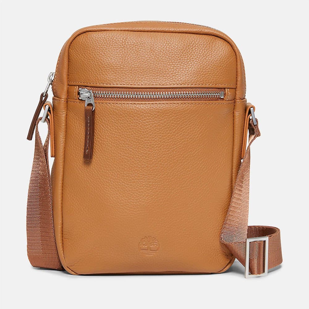 Timberland Ανδρικό Δερμάτινο Τσαντάκι Ώμου Tuckerman Cross Body TB0A6MU5-K43 Ταμπά