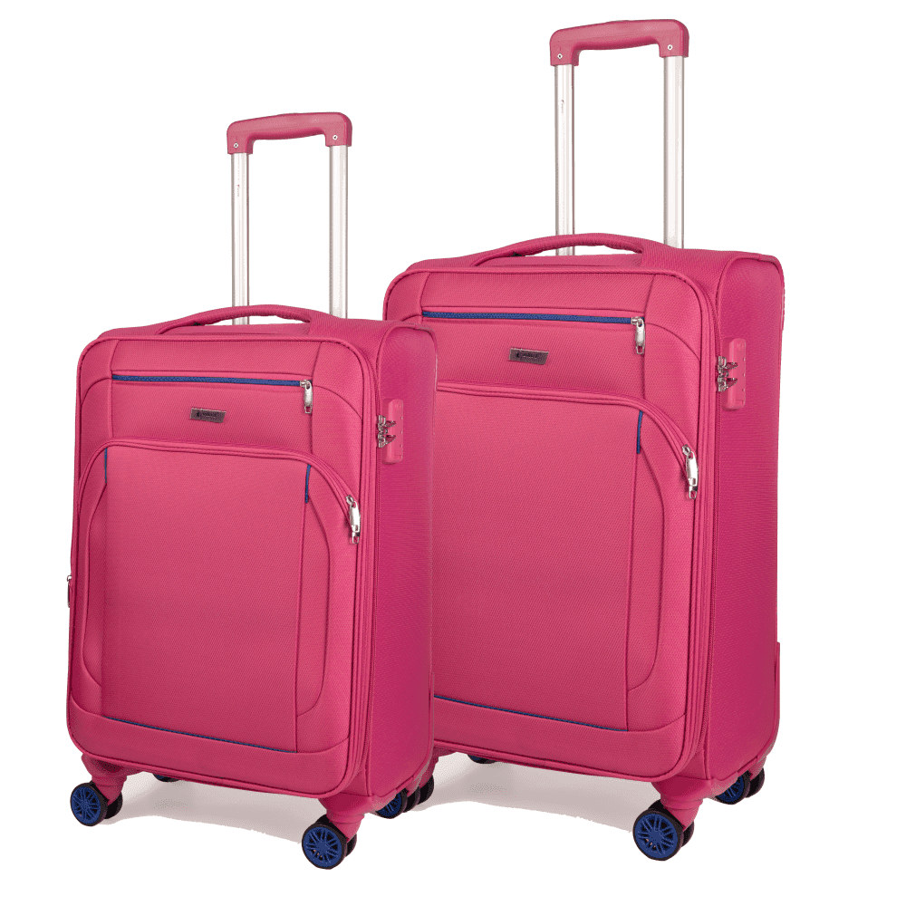 Βαλίτσα trolley Spectra Cardinal 5000 μεσαία μεγάλη 66x25x40 cm +75x30x46 cm ροζ