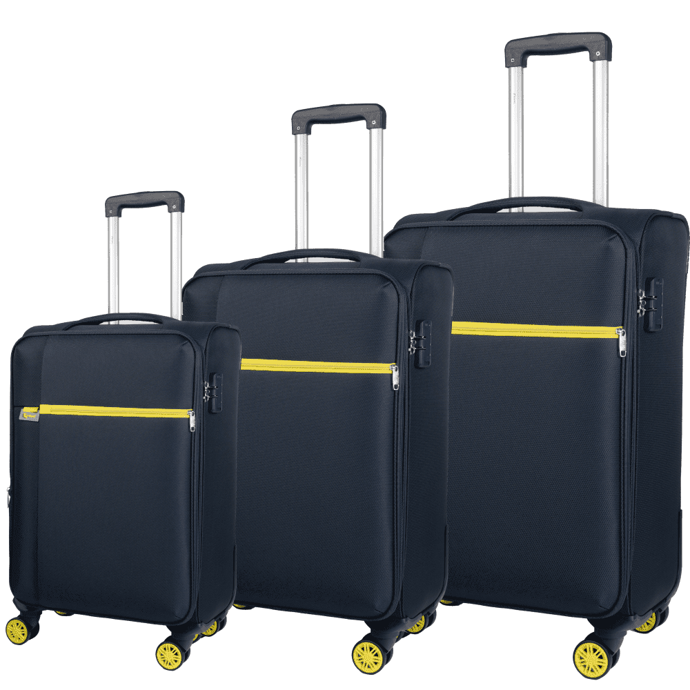 Βαλίτσες trolley (σετ 3 τεμαχίων) Cardinal 5100 Oblivion 55x23x37 cm + 66x25x40 cm + 75x30x46 cm σκούρο μπλέ