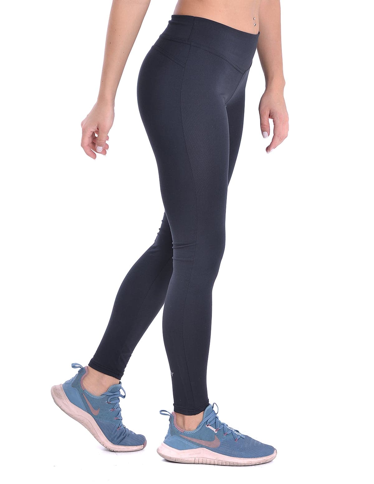Γυναικείο κολάν push up σε μαύρο (off black) χρώμα