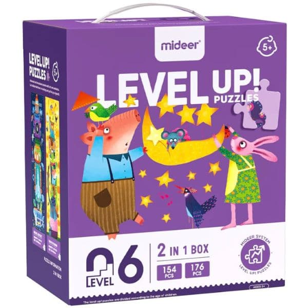 Παζλ Σετ 2 σε 1, Επίπεδο 6 Mideer - Advanced Progressive Puzzle Level 6