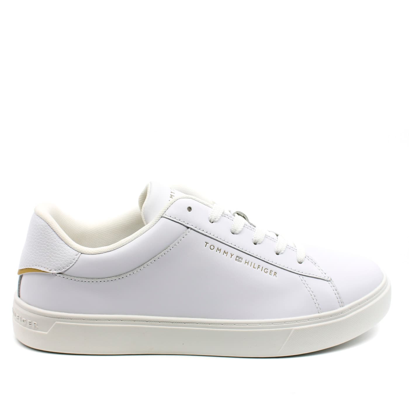 Γυναικεία Δερμάτινα Essential Sneakers Λευκά Tommy Hilfiger FW0FW08320-YBS