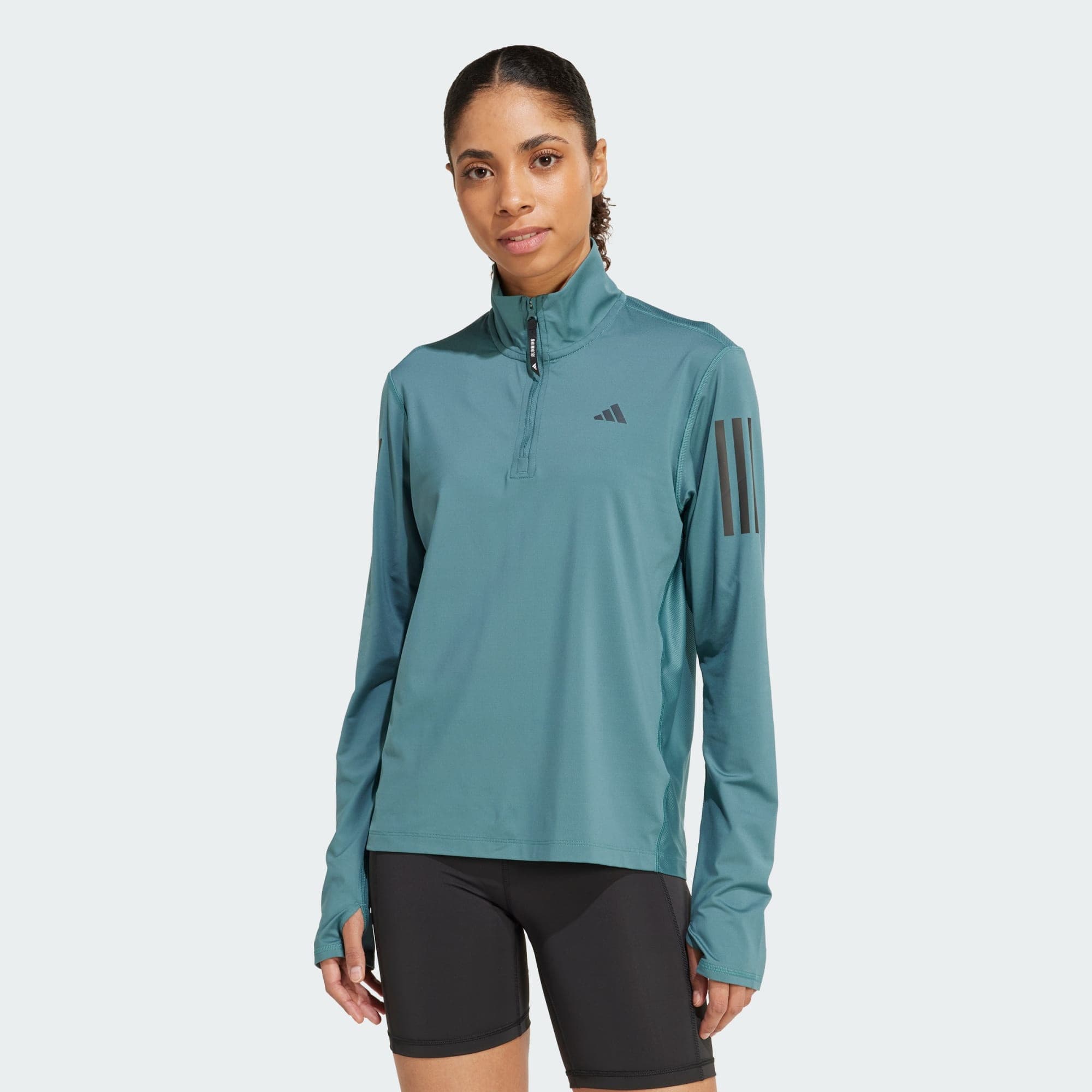 adidas Own The Run Half-Zip Γυναικείο Φούτερ (9000239008_87879)