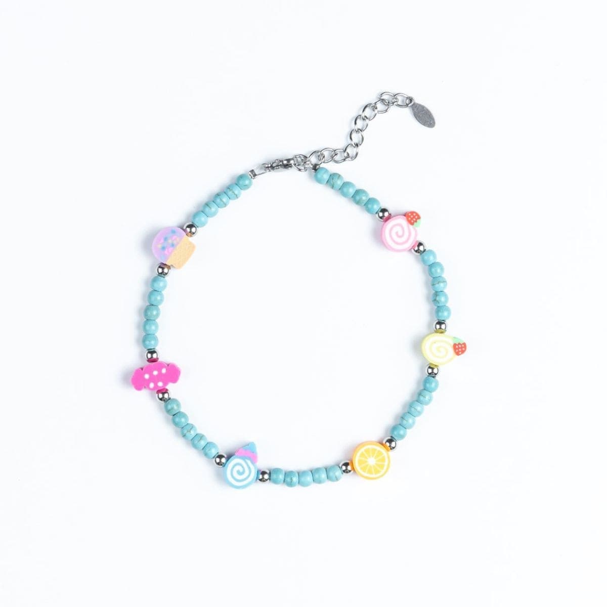 Anklet Cuoro με χαολίτη και στοιχεία φίμο