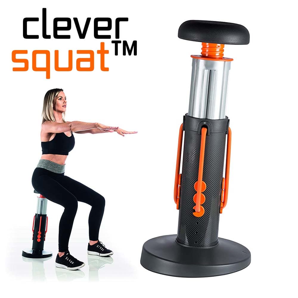 Clever Squat™ – Όργανο γυμναστικής Squat – 3 επίπεδα εκγύμνασης – 15 παραλλαγές ασκήσεων