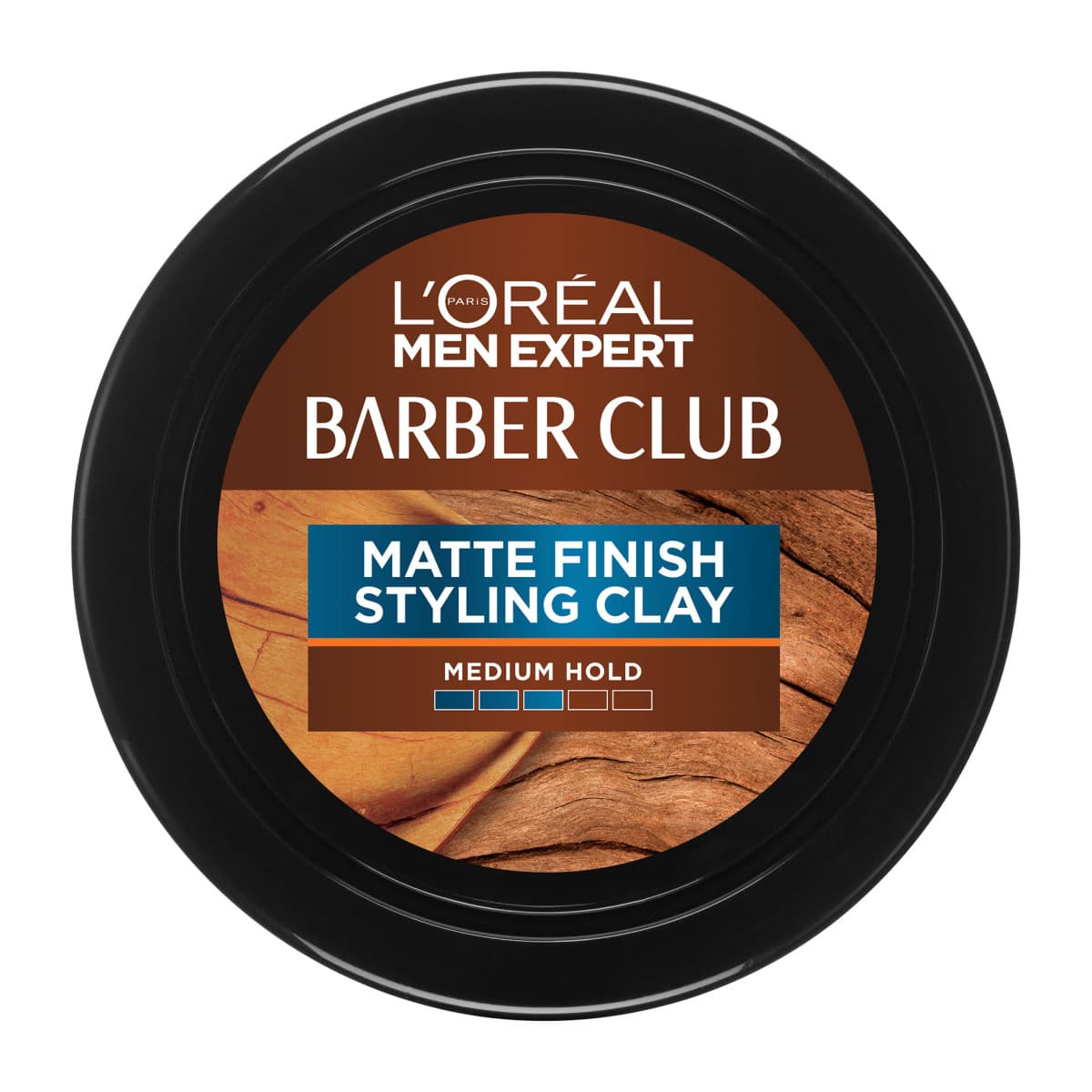 Barber Club Molding Clay, for Face & Hair - Medium hold 75ml