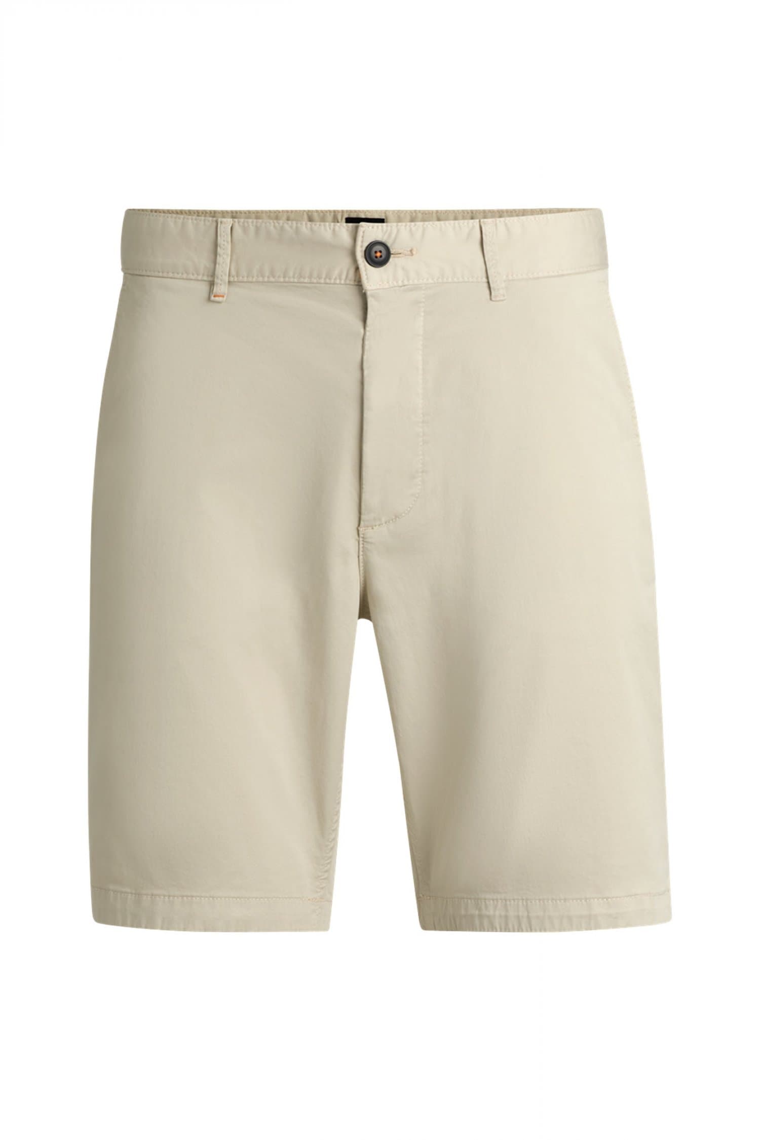 BOSS CASUAL ΒΕΡΜΟΥΔΑ CHINO SLIM FIT CHINO SLIM SHORTS ΜΠΕΖ