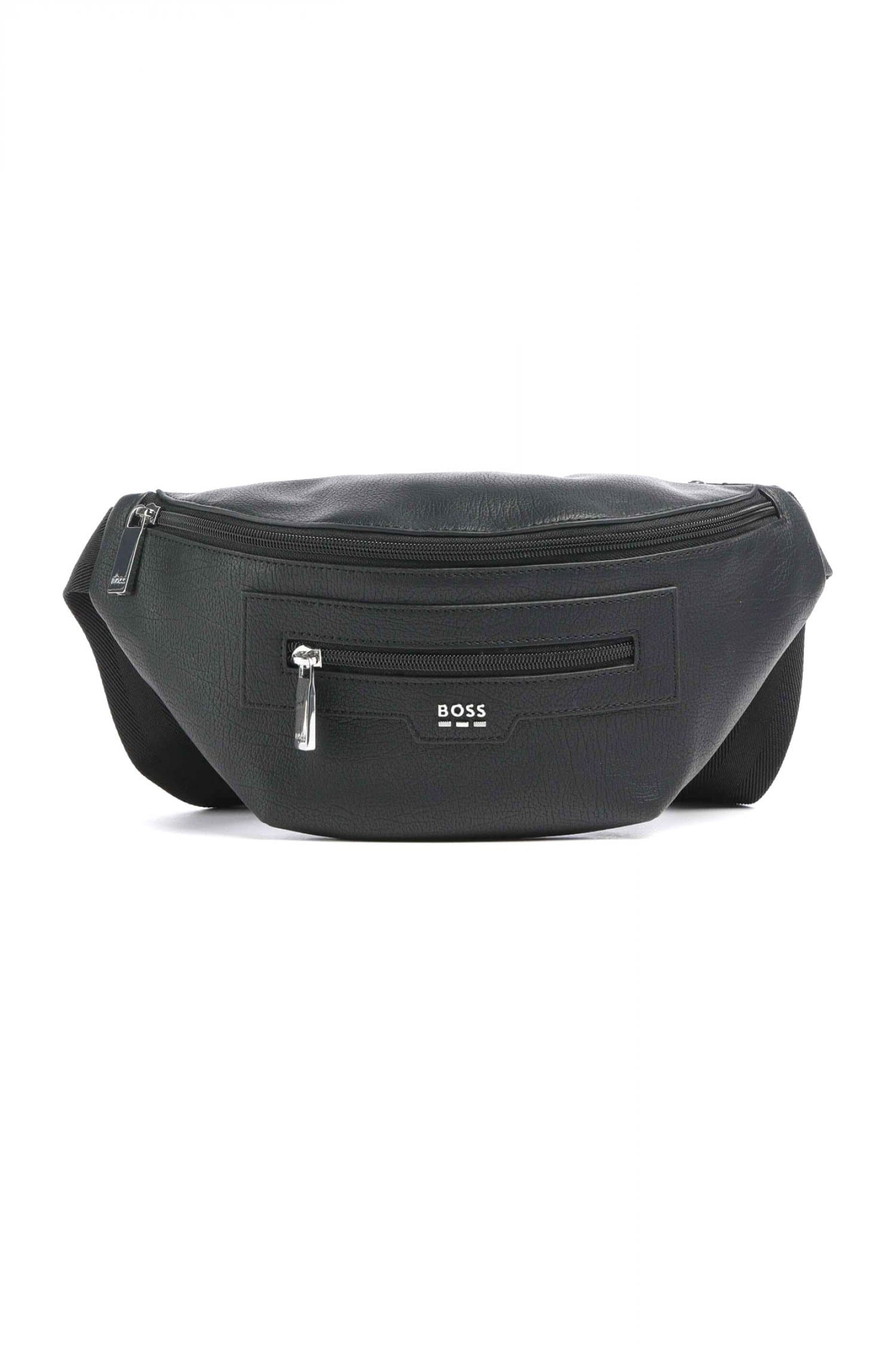 BOSS ΤΣΑΝΤΑΚΙ ΜΕΣΗΣ LEWYS_BUMBAG ΜΑΥΡΟ