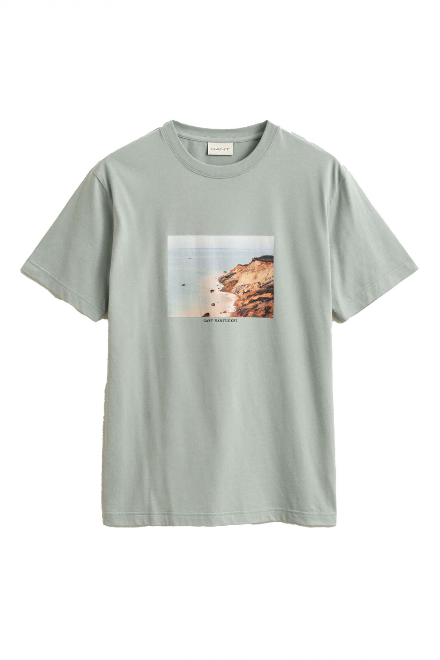 GANT T-SHIRT GRAPHIC VIEW ΧΑΚΙ