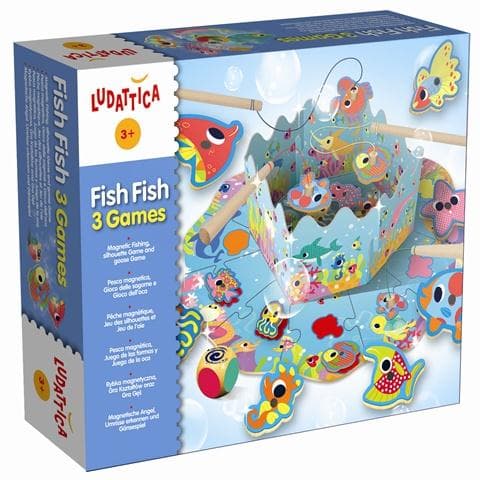 ΕΠΙΤΡΑΠΕΖΙΟ ΠΑΙΧΝΙΔΙ LUDATTICA FISH FISH 3 GAMES