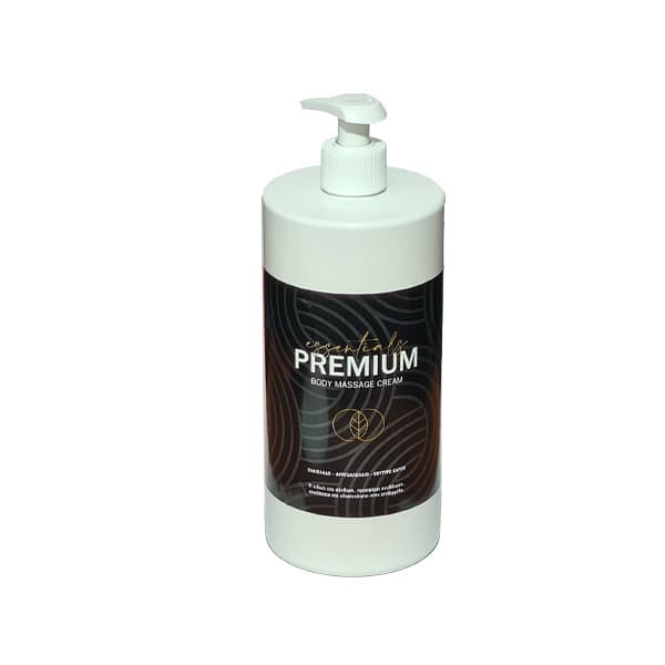 Κρέμα Μάλαξης- Premium Body Massage Cream- Essentials - 1lt με αντλία