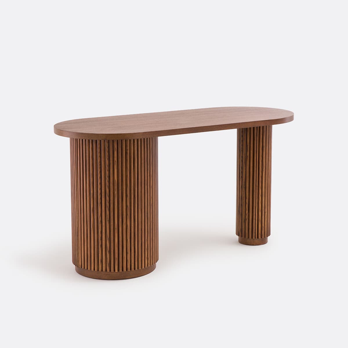 Γραφείο σε οβάλ σχήμα Μ60xΠ140xΥ76cm