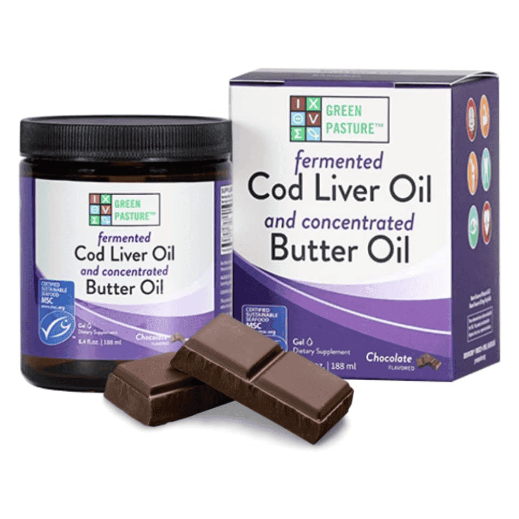 Green Pasture Cod Liver Butter Blend Chocolate (188 ml)
