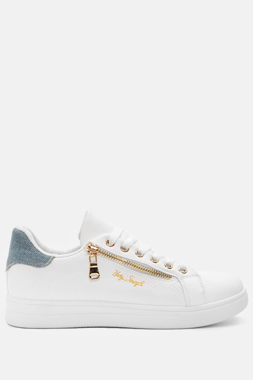 Sneakers με Διακοσμητικό Φερμουάρ - Denim