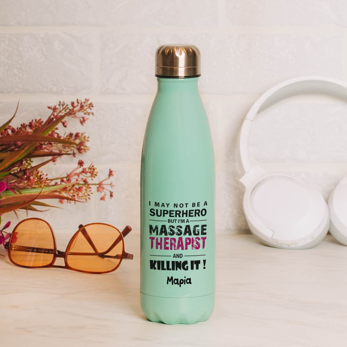 Massage Therapist - Μπουκάλι Θερμός 500ml - Μέντα