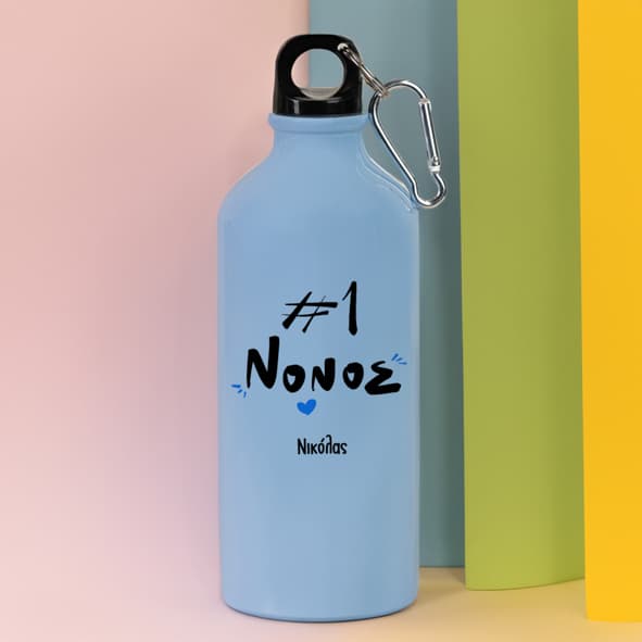 #1 Νονός - Ποδηλατικό Μπουκάλι 600 ml - Γαλάζιο