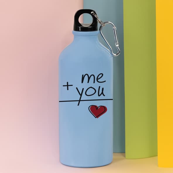 Me + You - Ποδηλατικό Μπουκάλι 600 ml - Γαλάζιο