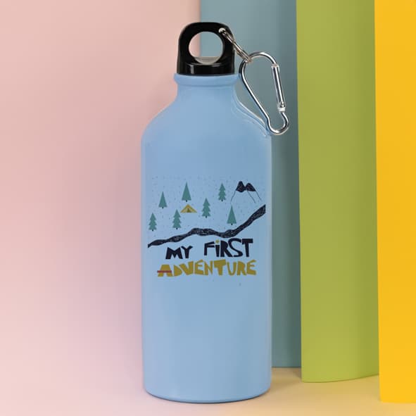 My First Adventure - Ποδηλατικό Μπουκάλι 600 ml - Γαλάζιο