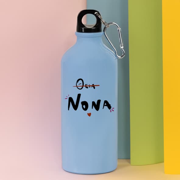 Νονά - Ποδηλατικό Μπουκάλι 600 ml - Γαλάζιο