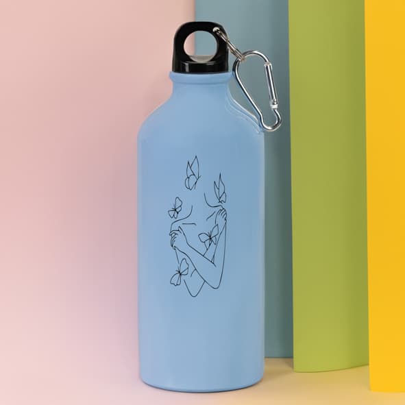 Minimal Spring - Ποδηλατικό Μπουκάλι 600 ml - Γαλάζιο