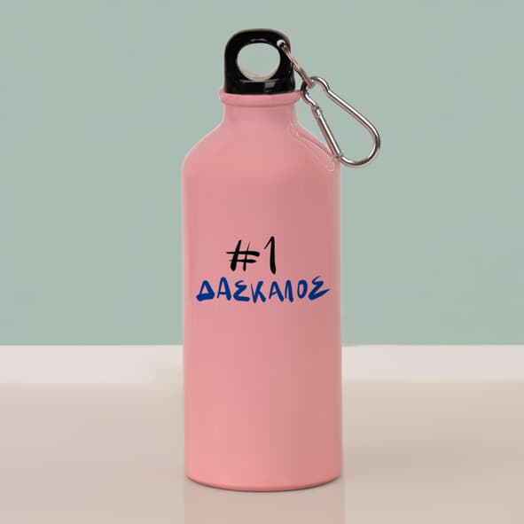 1# Δάσκαλος - Ποδηλατικό Μπουκάλι 600 ml - Ροζ