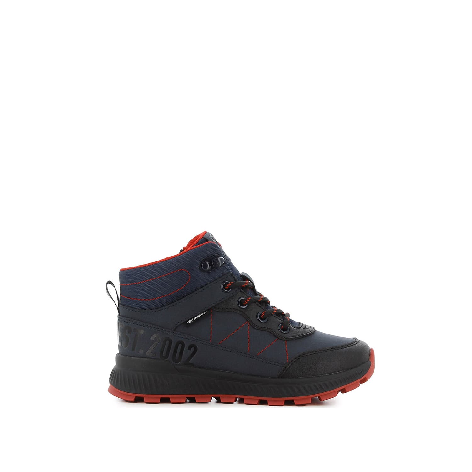 Μπλε παιδικό μποτάκι sneaker
